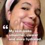 Video of Claudia R. applying the 001-Pu Purifying Face Cream. Quote in caption: 