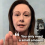 Video by customer Debra S., in which she shows her 005-Fi Skin Firming Cream routine. Quote in caption: 